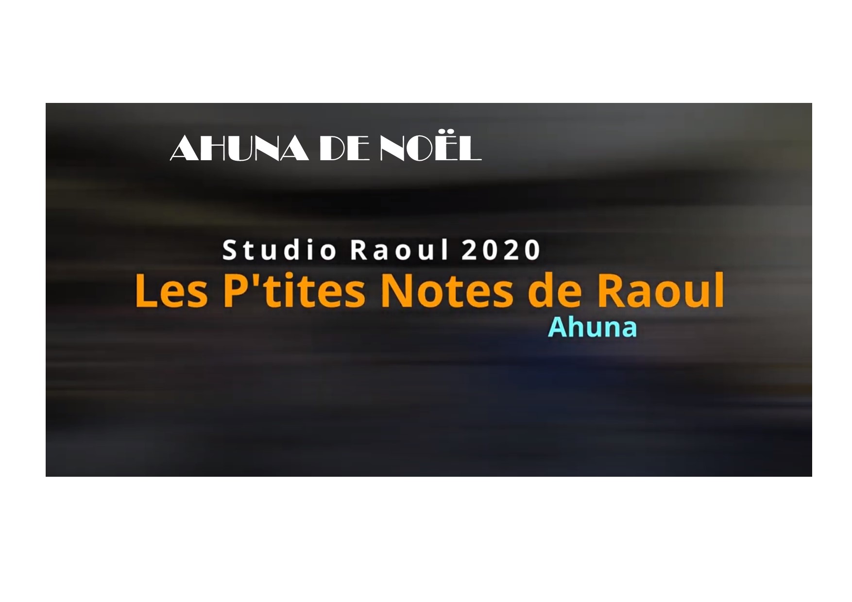 Visuel : CHORALE : Les p'tites notes de Raoul