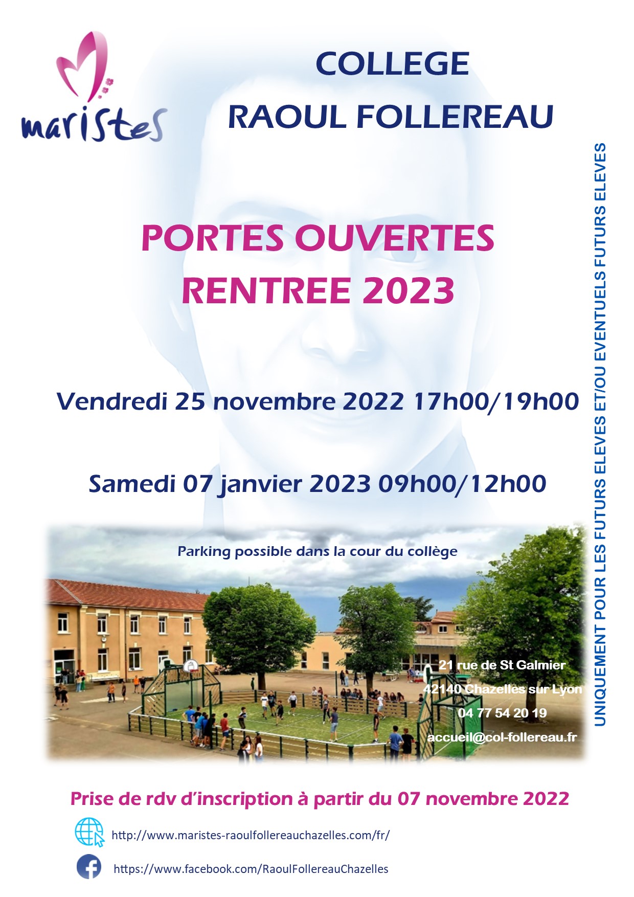 Visuel : PORTES OUVERTES COLLEGE 2023